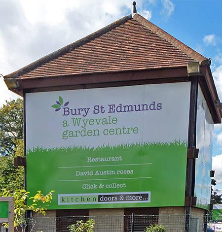 Signage at Wyevale Garden Centre